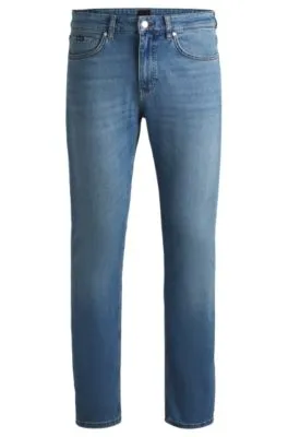 Delaware Slim-fit jeans in pure-blue comfort-stretch denim